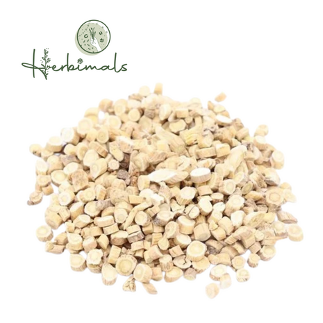 Herbimals Herbimals Vlezige hokjespeul - Astragalus wortel stukjes 0,3-0,8 mm Herbimals Herbimals Vlezige hokjespeul - Astragalus wortel stukjes 0,3-0,8 mm