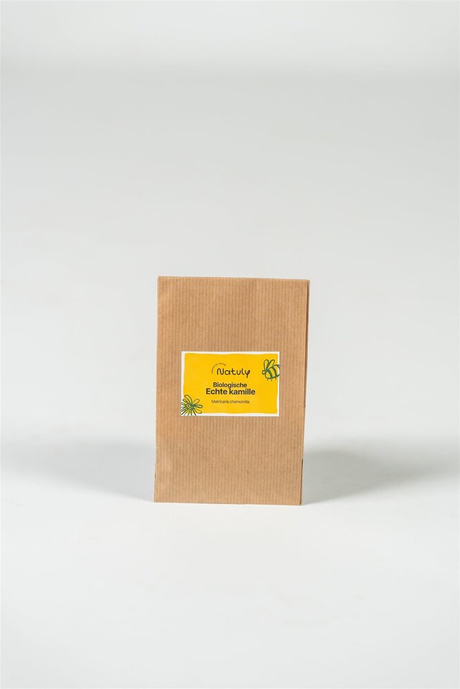 Natuly (voorheen Bio-Ron) Natuly Biologische Zaden Echte Kamille - 20 gram Natuly (voorheen Bio-Ron) Natuly Biologische Zaden Echte Kamille - 20 gram