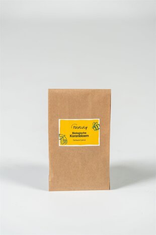 Natuly (voorheen Bio-Ron) Natuly Biologische Zaden Korenbloem - 20 gram Natuly (voorheen Bio-Ron) Natuly Biologische Zaden Korenbloem - 20 gram