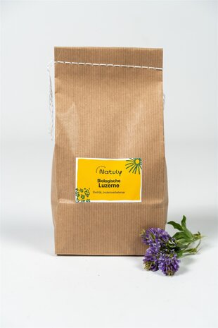 Natuly (voorheen Bio-Ron) Natuly Biologische Zaden Luzerne - 100 gram Natuly (voorheen Bio-Ron) Natuly Biologische Zaden Luzerne - 100 gram