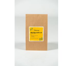 Natuly (voorheen Bio-Ron) Natuly Blije Bijen Ballen - Zelfmaak set Natuly (voorheen Bio-Ron) Natuly Blije Bijen Ballen - Zelfmaak set