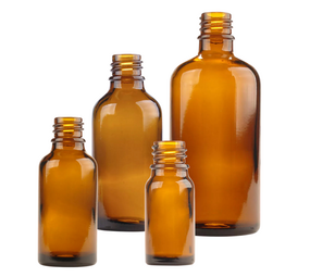 Herbimals Glazen fles - Leeg - Per Stuk - Amber Herbimals Glazen fles - Leeg - Per Stuk - Amber