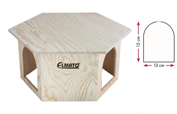 Elmato Elmato Zeshoekig Huis - 40 cm