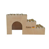 Elmato Elmato Houten traphuis - 42 x 22 x 23 cm