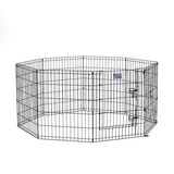 Midwest Metalen Konijnenren met deur 30" - Zwart - 76 x 61 cm