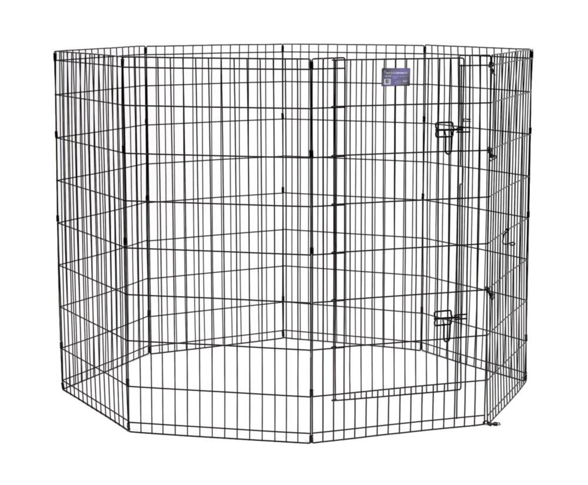 Midwest Metalen Konijnenren met deur 48" - Zwart - 122 x 61 cm Midwest Metalen Konijnenren met deur 48" - Zwart - 122 x 61 cm