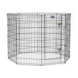 Midwest Metalen Konijnenren met deur 48" - Zwart - 122 x 61 cm