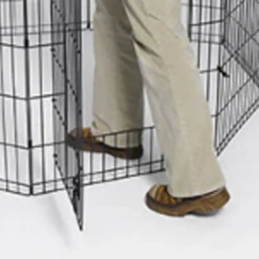 Midwest Metalen Konijnenren met deur 48" - Zwart - 122 x 61 cm Midwest Metalen Konijnenren met deur 48" - Zwart - 122 x 61 cm