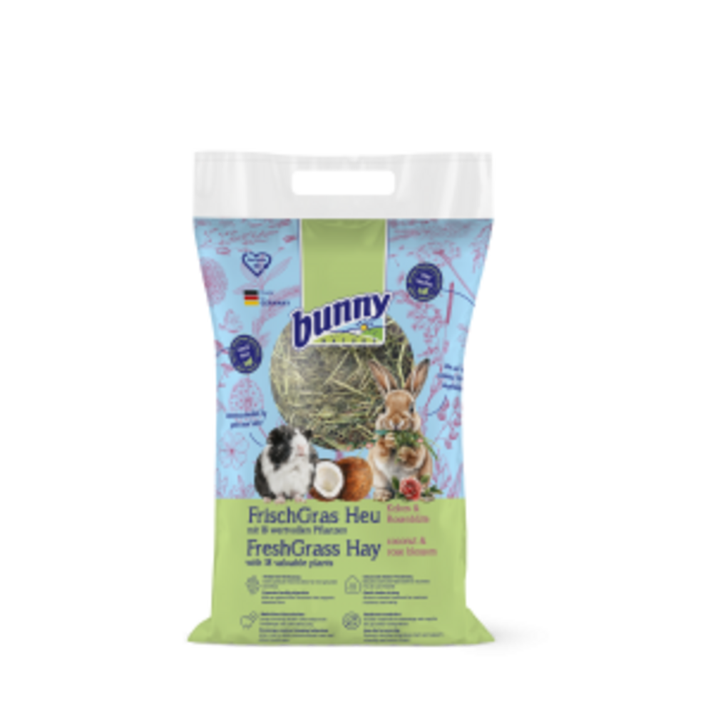 Bunny Nature Bunny Nature - Vers Grashooi - Kokos en Rozenbloesem - 500 gram