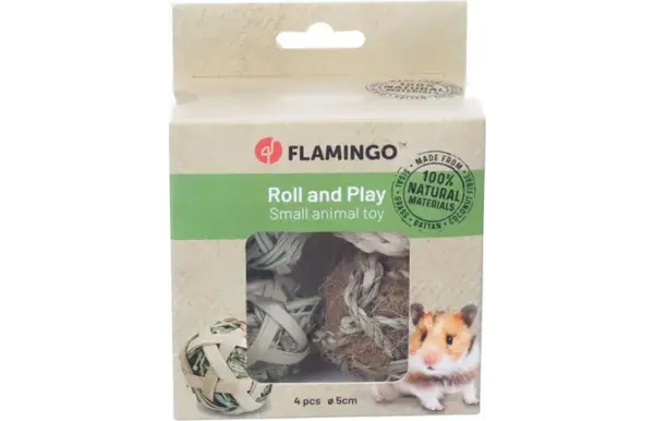 Flamingo Ballenset - Voordeelpak - 4 ballen - ∅ 5cm Flamingo Ballenset - Voordeelpak - 4 ballen - ∅ 5cm