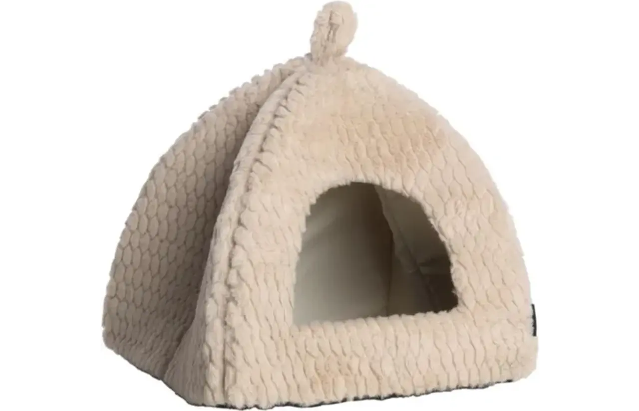 Flamingo Pluche Iglo Naya - Beige - 40x40x35 cm Flamingo Pluche Iglo Naya - Beige - 40x40x35 cm