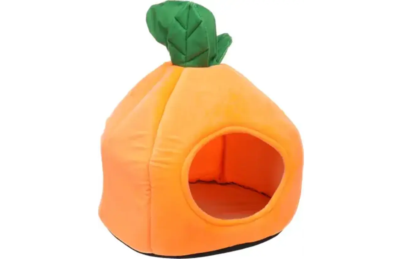 Flamingo Pluche Iglo Wortel Olga - Oranje - 38x38x40 cm Flamingo Pluche Iglo Wortel Olga - Oranje - 38x38x40 cm