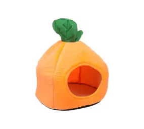 Flamingo Pluche Iglo Wortel Olga - Oranje - 38x38x40 cm