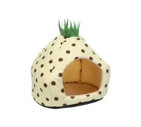 Flamingo Pluche Iglo Ananas Olga - Geel - 38x38x40 cm