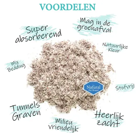 The Natural Pet Brand The Natural Pet Brand Flax N Flax - 20 liter - Vlas Bodembedekking The Natural Pet Brand The Natural Pet Brand Flax N Flax - 20 liter - Vlas Bodembedekking