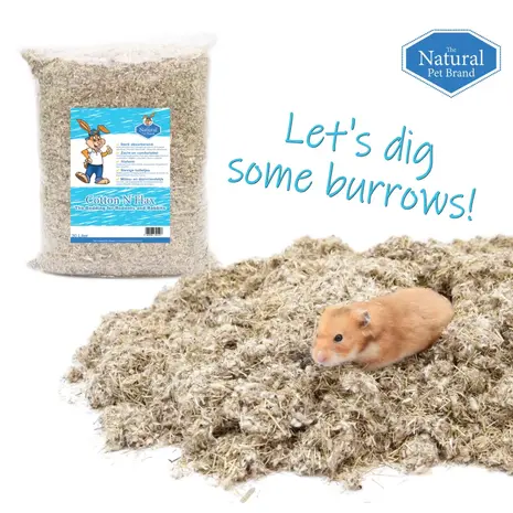 The Natural Pet Brand The Natural Pet Brand Flax N Flax - 20 liter - Vlas Bodembedekking The Natural Pet Brand The Natural Pet Brand Flax N Flax - 20 liter - Vlas Bodembedekking