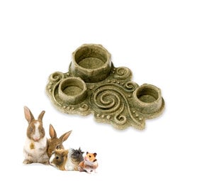 Ferplast Eetbare Voerbak - 20 x 14 x 3,5 cm - Veggie Bites Bowl