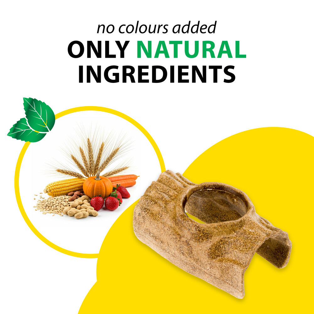 Ferplast Eetbare boomstam - 15,5 x 9,5 x 7 cm - Veggie Bites Trunk