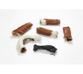 Bark-Bite Bark-Bite Runderhuid met vacht - 1 kilo