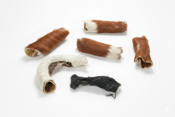 Bark-Bite Bark-Bite Runderhuid met vacht - 1 kilo