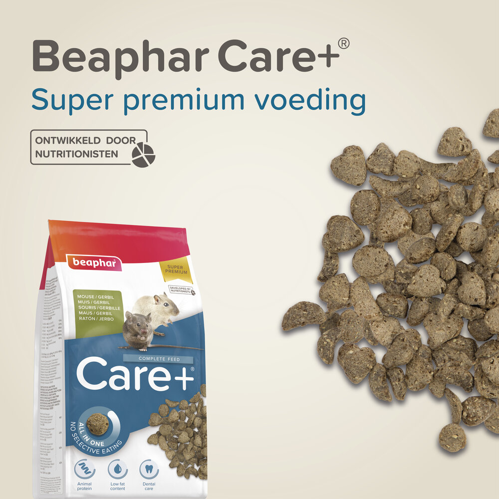 Beaphar Beaphar Care+ Gerbil en Muis - 500 gram