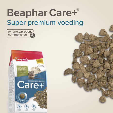 Beaphar Beaphar Care+ Gerbil en Muis - 500 gram