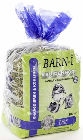 BARN-i Barn-i Kruidenhooi - Korenbloem en Berkenblad - 500 gram