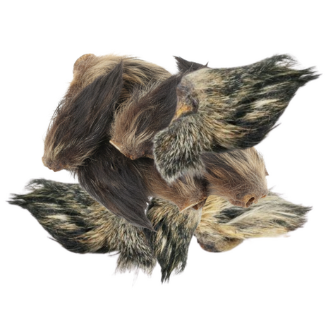 Bark-Bite Bark-Bite Wilde Zwijnenoren met vacht – 10 stuks