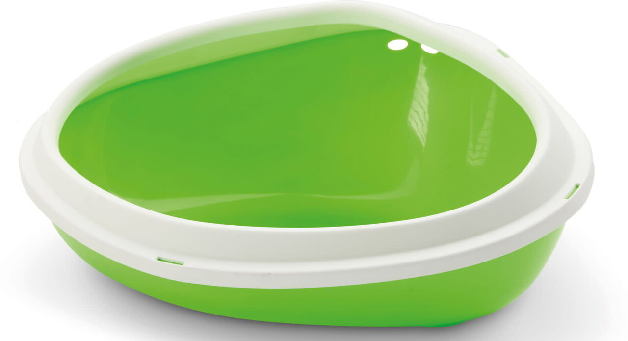 Savic Hoektoilet Concha XL - 51 x 38 x 22.5 cm - Groen-Wit Savic Hoektoilet Concha XL - 51 x 38 x 22.5 cm - Groen-Wit