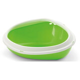 Savic Hoektoilet Concha XL - 51 x 38 x 22.5 cm - Groen-Wit