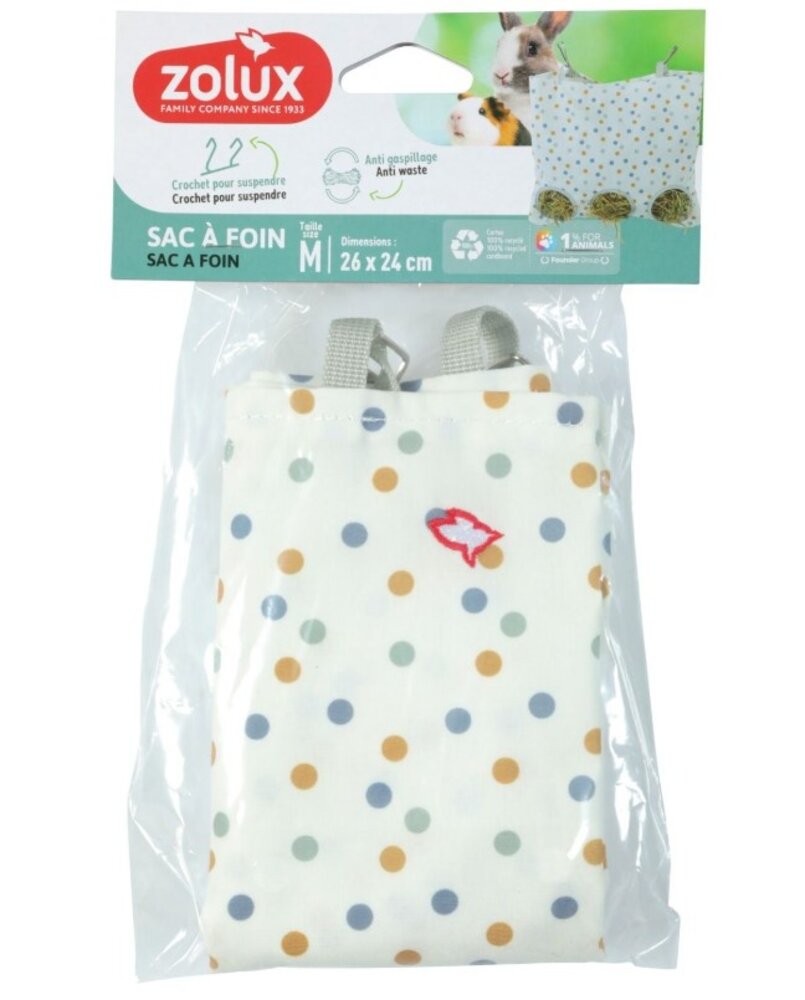 Zolux Neolife Hooizak Multi-Color - 26 x 2 x 24 cm - Cavia en Konijn