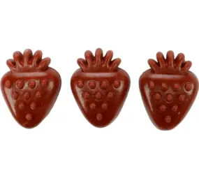 Flamingo Veggie Snacks Aardbei Vorm - 120 gram