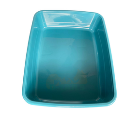Ferplast Toiletbak Nip 30 - Open - 64.5 x 49.5 x 14.5 cm - Turquoise
