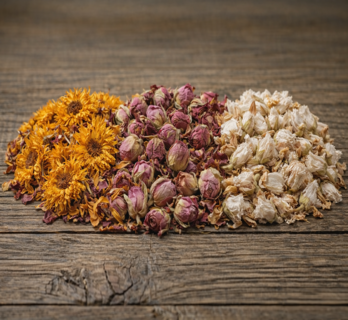 Gedroogde bloemen voor dieren