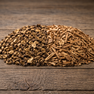 Bast en wortel voor dieren