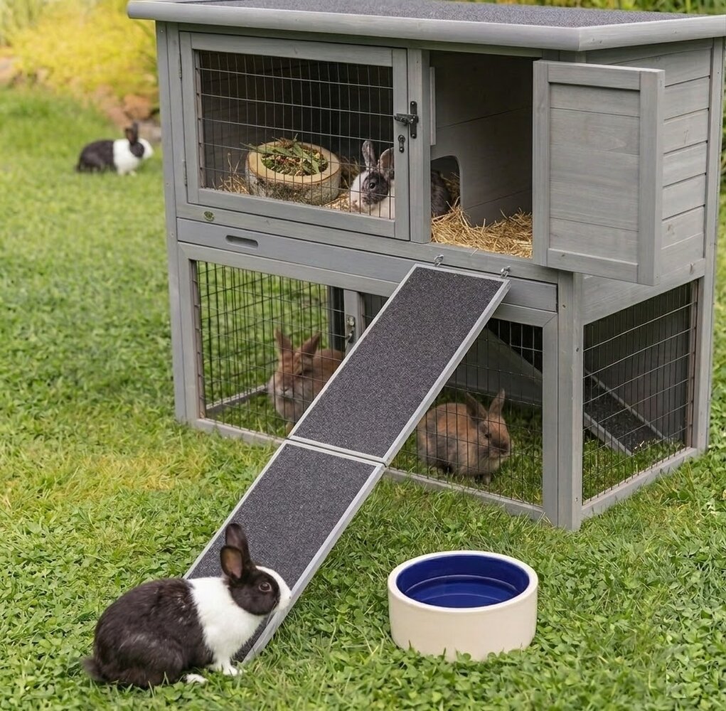 Trixie Trixie Loopplank - Houten ladder - Helling - 20x50 cm - Zwart