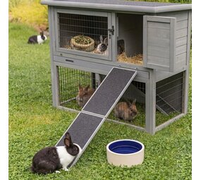 Trixie Trixie Loopplank - Houten ladder - Helling - 20x50 cm - Zwart