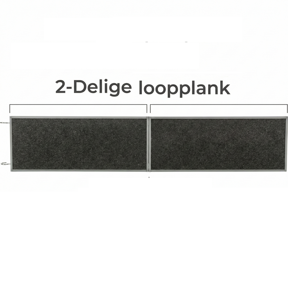 Trixie Trixie Loopplank - Houten ladder - Helling - 20x50 cm - Zwart