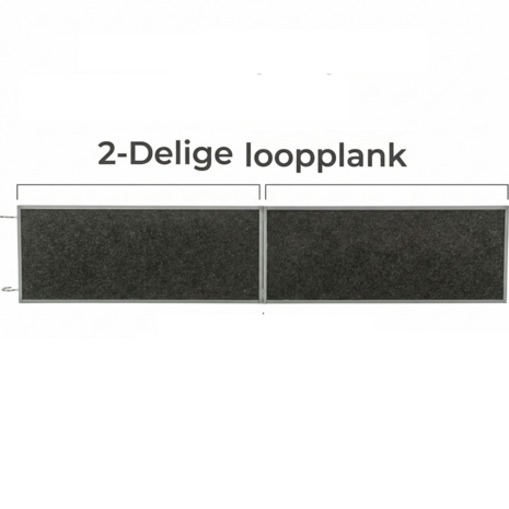 Trixie Trixie Loopplank - Houten ladder - Helling - 20x50 cm - Zwart