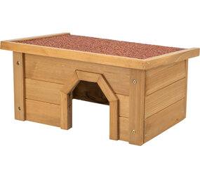 Trixie Natura Houten Schuilhuis - Grenenhout Bruin - 40x20x28 cm