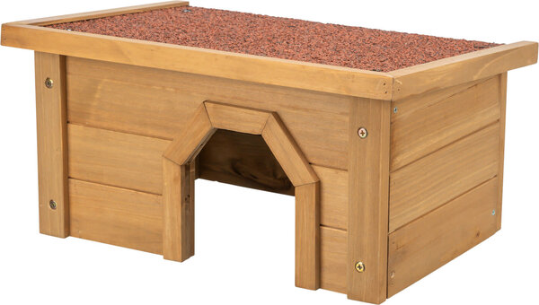 Trixie Natura Houten Schuilhuis - Grenenhout Bruin - 40x20x28 cm