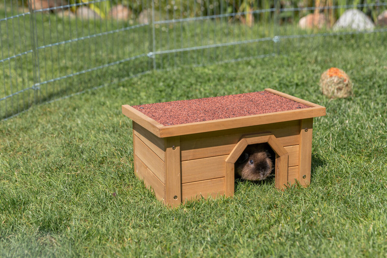 Trixie Natura Houten Schuilhuis - Grenenhout Bruin - 40x20x28 cm