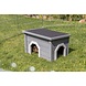 Trixie Natura Houten Schuilhuis - Grenenhout - Grijs met Wit - 50x30x37 cm