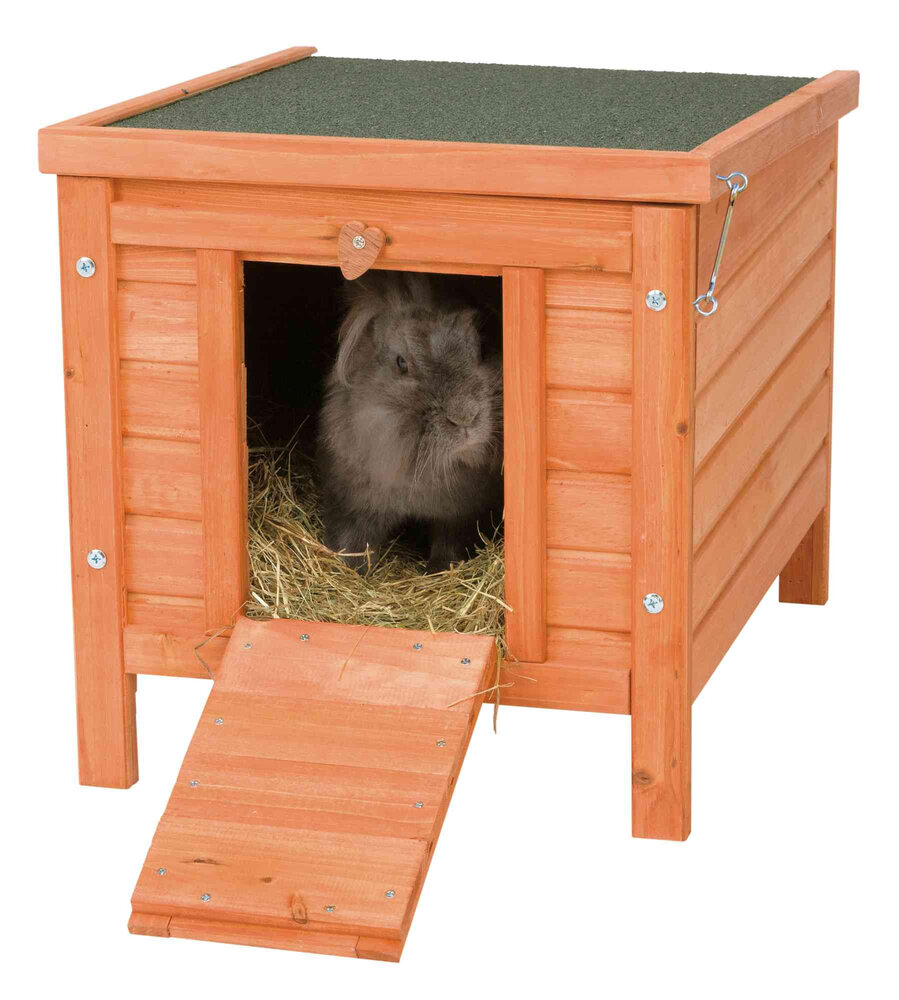 Trixie Natura Houten Schuilhuis - Grenenhout - 42x43x51 cm - Bruin