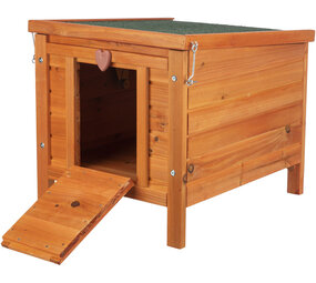 Trixie Natura Houten Schuilhuis - Grenenhout - 42x43x51 cm - Bruin