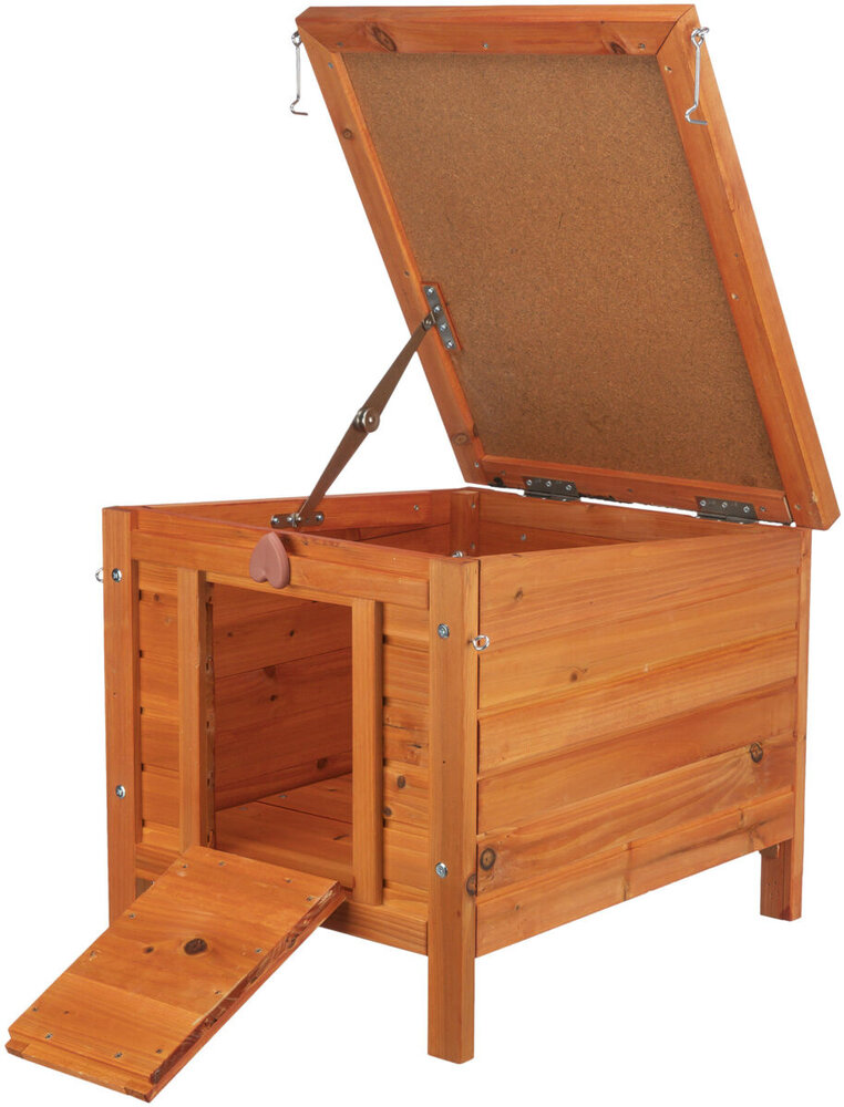 Trixie Natura Houten Schuilhuis - Grenenhout - 42x43x51 cm - Bruin