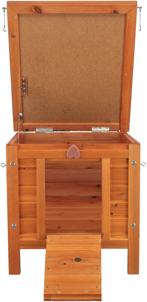 Trixie Natura Houten Schuilhuis - Grenenhout - 42x43x51 cm - Bruin