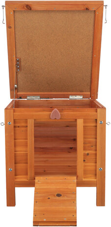 Trixie Natura Houten Schuilhuis - Grenenhout - 42x43x51 cm - Bruin