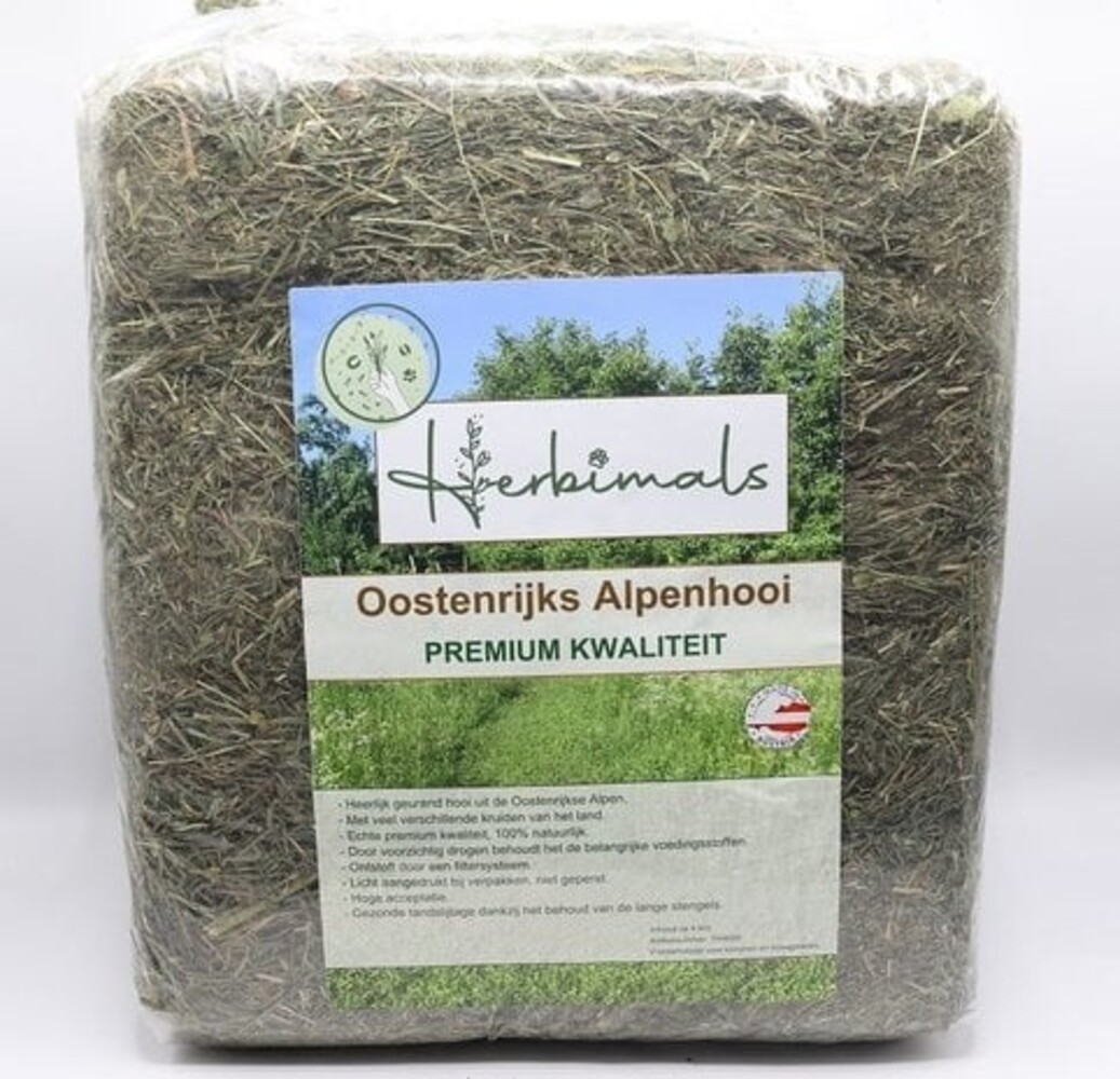 Herbimals Herbimals Premium Oostenrijks Alpenhooi - 4 kilo (2de snede)
