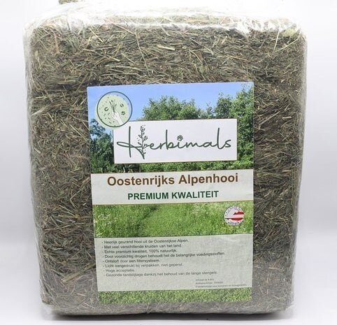 Herbimals Herbimals Premium Oostenrijks Alpenhooi - 4 kilo (2de snede)